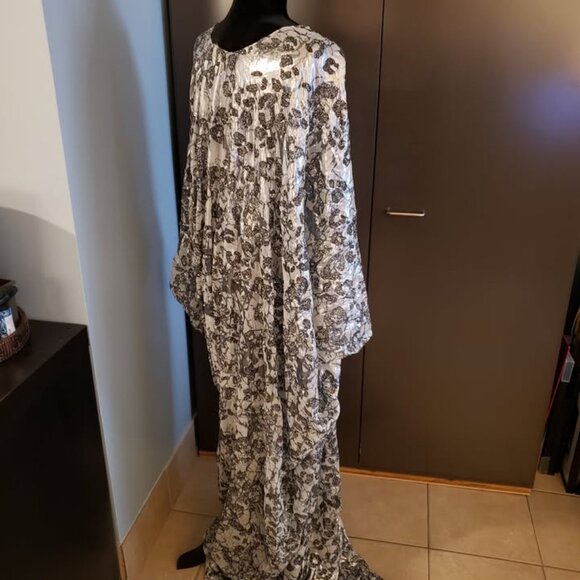 Kaftan Maxi Dress Mumu OR Use the Material to Make Your Own Dress! - Picture 5 of 9